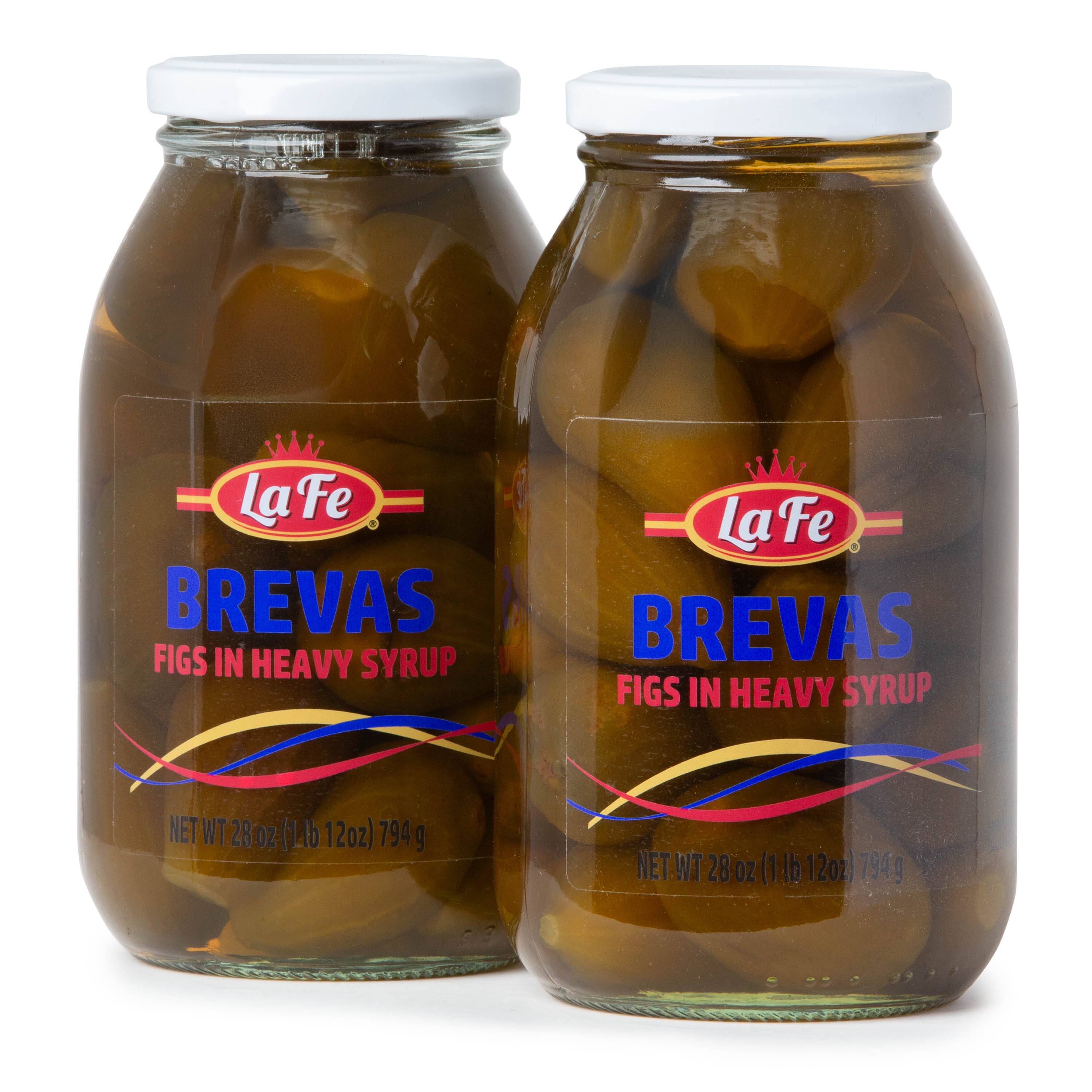 La Fe Conservas Brevas – Whole Figs in Heavy Syrup,  28oz – 2 Pack