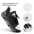 thumbnail image 4 of Ace of Spades Monochrome Playing Card Walking Shoes for Men Woman Lightweight Tennis Fashion Elastic Sports Shoes Cushion Basketball Shoes, 4 of 7