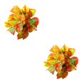 thumbnail image 2 of Cateissary Flores de plástico verde con hojas, plantas de césped Artificial, follaje de hojas de arbusto falso para el hogar, decoración de boda, No.06 2piezas Cateissary  CBP098739, 2 of 5