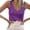Purple, variant on Sparkly Sequin Tank Tops for Women Shiny Sequins V Neck Sleeveless Dressy Blouse Glitter Party Club Outfits