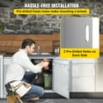 thumbnail image 5 of VEVOR Right Hinged Single Access Door 16 x 22 inch Vertical Island Door Stainless Steel Access Door Flush Mount for Outdoor Kitchen, 5 of 9