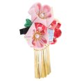 thumbnail image 3 of Miangastore Pinces à Cheveux Style Japonais Fait Main Barrette en Forme de Fleur Accessoires Kimono Rose, 3 of 8