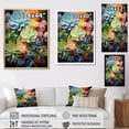 thumbnail image 4 of Designart "Colorful Succulent Fantasy" Succulent Floater Framed Canvas Art Print, 4 of 5