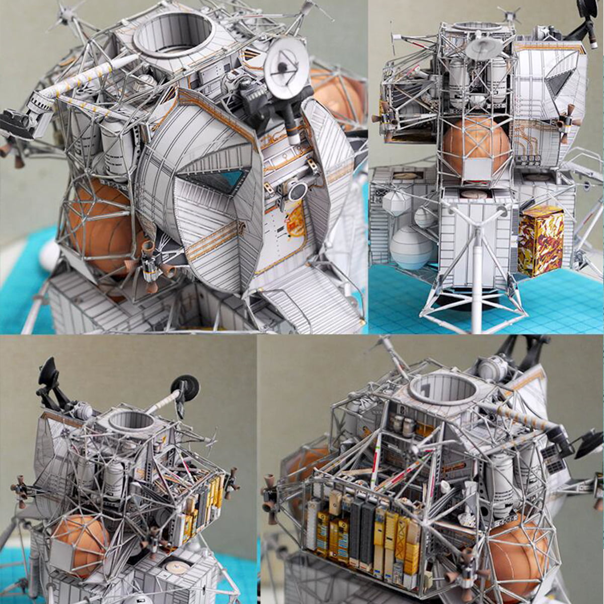 Apollo landing craft Ultra fine three-dimensional version 3D Paper model kit 