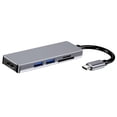 thumbnail image 2 of 5 en 1 USB C Hub Adaptador USB C de triple con DUAL , VGA, PD tipo 2 puertos USB, lector de tarjetas / TF para dispositivos tipo C Soledad Convertidor de adaptador de audio y video, 2 of 10