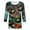 Multicolor9, variant on Aloohaidyvio Tops Long Sleeves,Womens Mardi Gras Mask Glitter Printed T-Shirt Round Neck Seven Sleeve Top Sweatshirt,Mardi Gras Clothing Women