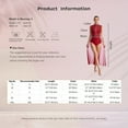 thumbnail image 7 of DPOIS Womens Shiny Rhinestone Mesh Skirted Lyrical Dance Leotard Dress Purple M, 7 of 7