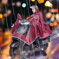 thumbnail image 2 of Waterproof Motorcycle Poncho, Reusable Oxford Rainproof Wind Rain Poncho Rain Capes For Cycling Bicycle Bike Motorcycle Scooter Outdoors Mens Womens -, 2 of 4