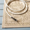 thumbnail image 3 of Safavieh Courtyard Erin Bordered Indoor/Outdoor Area Rug, Natural/Brown, 6'7" x 9'6", 3 of 8