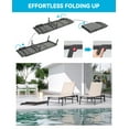 thumbnail image 6 of FHVIT Outdoor Chaise Lounge Chair, Foldable Patio Lounge for Tanning Poolside Yard Deck Chairs, 6 of 9