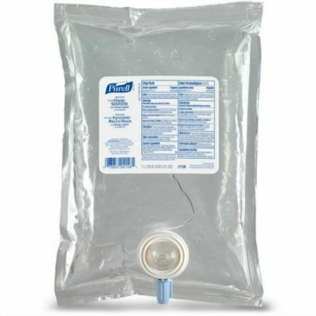 Gojo 215608CT Instant Hand Sanitizer NXT Refill, 1000-ml Pouch, 8/Carton