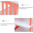 thumbnail image 6 of Raindrops Multilayer Shoe Rack for Home Use Stable and Plastic Storage Rack Assorted Color 4Tier, 6 of 8