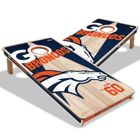 YouTheFan NFL Denver Broncos 2 x 4 Cornhole Game No Bags