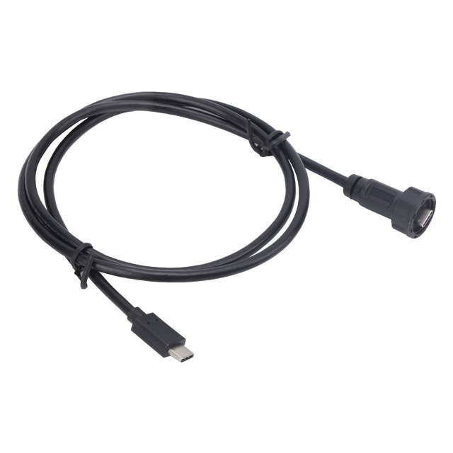 Waterproof USB Connector, Reasonable Structure Thread USB Connector Professional Design For Industrial Supplies 1M