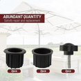 thumbnail image 4 of 6 Pieces Parasol Base Support Hole Ring Plug Cover Patio Umbrella Stand Replacement Part Swing Chair Repair Spare Parts, 4 of 5