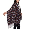 thumbnail image 3 of Rateoe Multi-Colored Stars Women's Traditional Scarf Wrap Tassel Shawl Fringes Neck Head Shawl Retro Scarf, 3 of 8