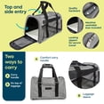 thumbnail image 4 of Sherpa Element Airline Approved Pet Carrier - Gray, Medium, 4 of 7