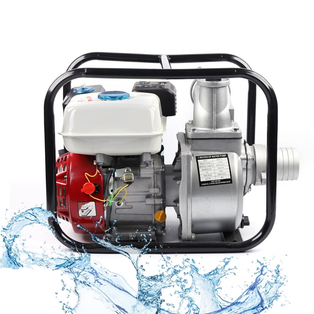 YIYIBYUS 7.5 HP Gasoline Water Pump 4 Stroke Petrol Water Transfer High