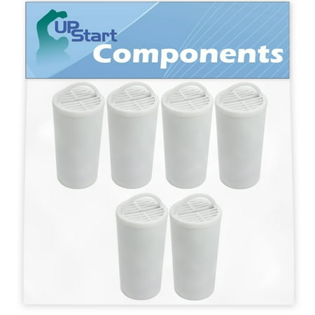 

6-Pack Pet Water Fountain Carbon Filter Replacement for Petsafe Drinkwell 360 Plastic Pet Fountain - Compatible with PetSafe Drinkwell Filters PAC00-16152 - UpStart Components Brand