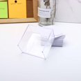 thumbnail image 4 of Acrylic Sticky Note Holder Dispenser Clear Memo Cube Post a It Pads Holder, 3 x Cute Office Supplies for Desk Organizer Accessories (Clear), 4 of 4