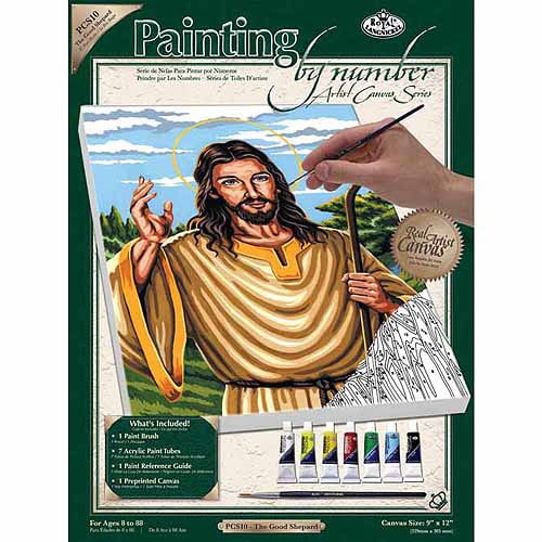 Royal Brush Paint By Number Kits, 9" x 12"