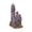 B, variant on Halloween Decorations,Mini Haunted House Figurines , Halloween Decorations Indoor , Halloween Village House for Home and Party Table Desk Mantel