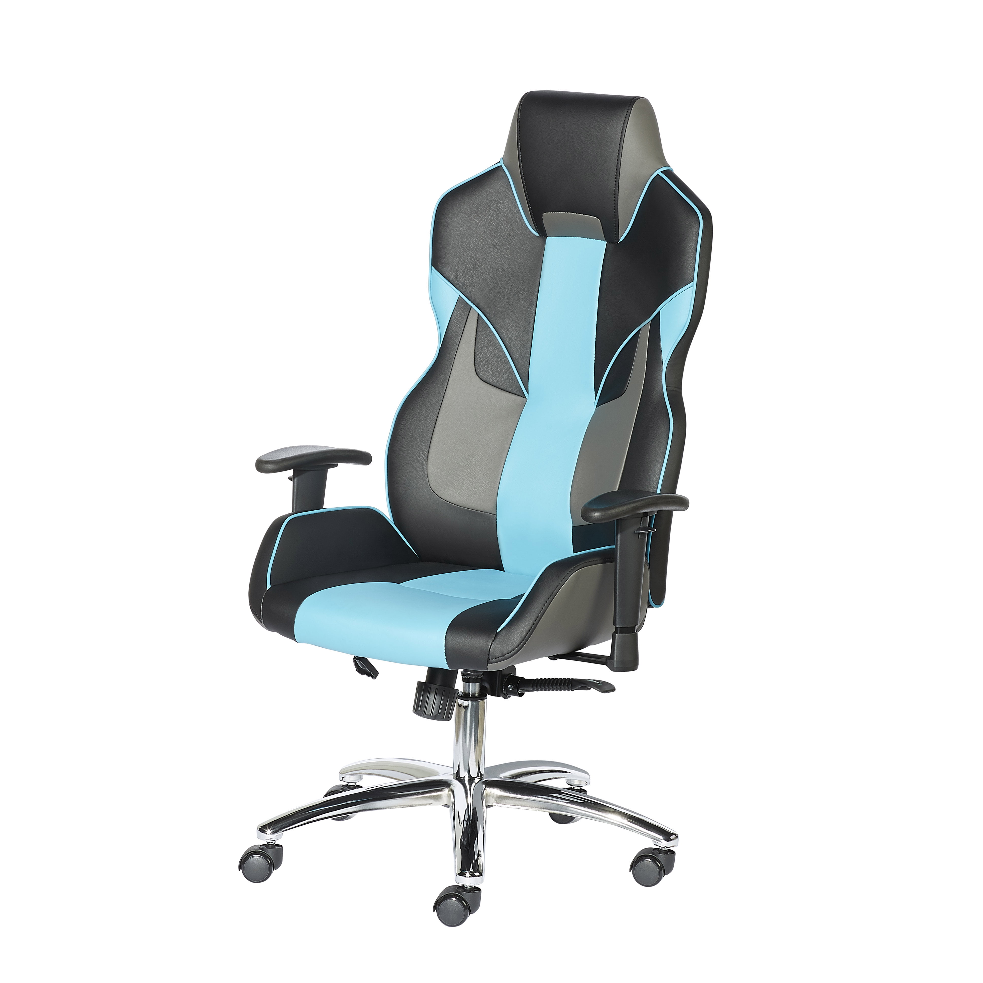 X Rocker PC Gaming Chair, Black and Blue
