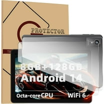 FIEWESEY 2 Pack Screen Protector for Rebecco/Hassky/MENTUME/Aobante K50 Android 10 Inch Tablet Tempered Glass Film, Screen Protector for K50 10 Inch Anti-Scratch & Sensitive & 9H Hardness
