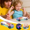 thumbnail image 1 of onlyliua Liquidación de Rebajas de Hoy Juguete para Niños con Luces Intermitentes, Transparente, Colorido, Led, Música, Engranaje Mecánico, Coche, Modelo Luminoso, Regalo, 1 of 7