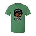 thumbnail image 2 of Wild Bobby, Pretty Girls Rock Fros Too Black History Month, Men Graphic Tees, Kelly, Large, 2 of 3
