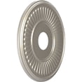 thumbnail image 2 of Ekena Millwork 16"OD x 3 1/2"ID x 1"P Berkshire Thermoformed PVC Ceiling Medallion (Fits Canopies up to 7"), Bright Coat Aluminum, 2 of 10