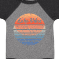 thumbnail image 4 of Inktastic Lake Vibes Distressed Retro Sunset Boys or Girls Baby Bodysuit, 4 of 5