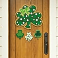thumbnail image 4 of Uuowzo St Patricks Day Door Banner St.Patrick’s Day Porch Irish Shamrock Front Porch Banner St.Patrick Day Yard Sign Front Door Hanging Banner for St.Patrick’s Day Decorations Outdoor Indoor, 4 of 6