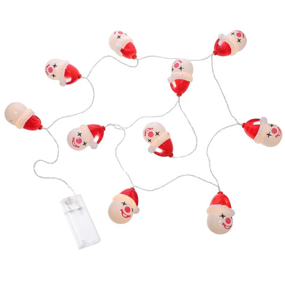 Shisuyan 1 Pce Guirlande Lumineuse de Noël Lampe Suspendue Décoration Extérieure (10 Perles de Lampe)