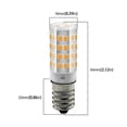 thumbnail image 2 of 5 Pack E14 LED Bulbs-3W Corn Bulbs-Incandescent Bulbs Equivalent 30W-3000K Warm White-Non-Dimmable [Energy Class A+], 2 of 5