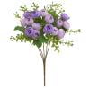 thumbnail image 2 of Wzzjkit Artificial Silk Flower Roses - Mini Bouquets of 15 Rosebuds,Wedding, Reception,Anniversary,Wreath,Bridal Showers Decor, 2 of 7