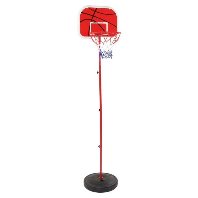 Panier de Basket Réglable en Hauteur, Panier de Basket Rouge Blanc pour la Maison