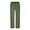 Army Green, variant on cllios Mens Pants Elastic Waist, Men Solid Casual Elastic Waistband Pocket Cotton Linen Panel Trousers Pants