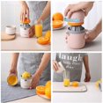thumbnail image 5 of (Beige)Kitchen Manual Juicer Fruit Lemon Lime Orange Squeezer, BPA Free Dishwasher Safe, Juicer with Container - Drip Filter Mechanism, 5 of 5