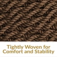 thumbnail image 4 of Sunnydaze Caribbean Style Extra Large Hanging Rope Hammock Chair Swing for Backyard and Patio - Mocha, 4 of 10