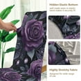 thumbnail image 5 of Yayeee 2 Pack Dining Chair Covers Stretch Parson Chairs Slipcovers Seat Protector, Roses and Pearls, 5 of 6