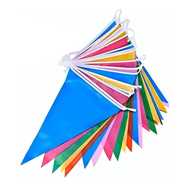 Decoración de Banderines, Cuerda de la Bandera de 10 piezas, Buen Rodamiento para la Fiesta