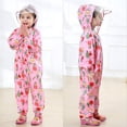 thumbnail image 3 of Children's Raincoat with Hood Girls Boys Waterproof Rain Suit All in One Cute Pattern Rain Jacket Rain Clothing Rain Poncho for Primary School Students Boys Girls, 3 of 5
