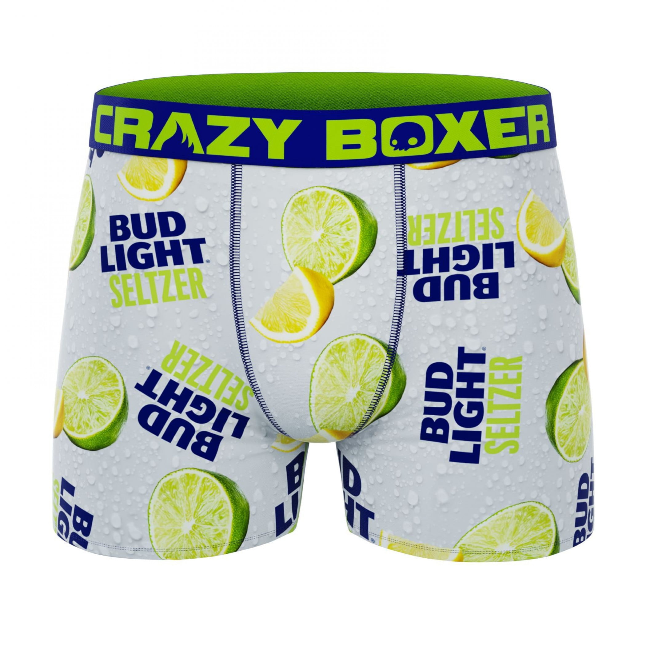 Crazy Boxer Bud Light Lime and Seltzer Logos and Cans Men's Boxer Briefs 2-Pack-Small  (28-30) - Walmart.com