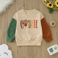 thumbnail image 2 of Ketyyh-chn99 Sweatshirt for Girlss and Toddlers' Pullover Hoodie Sweatshirt Girls Crewneck Sweatshirts Kids Long Sleeve Shirts Tops Fall Pullover Size for 6-12 Months,Brown, 2 of 7