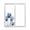 Blue, variant on Sun Blocking Glass Window Film, Blue Tulips Window Privacy Film Frosted, Spring Summer Floral Rustic Botanical Reusable Windows Privacy Sticker for Home Decor, Nursery, 23.6 x 78.7 Inches