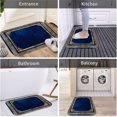 thumbnail image 3 of Golden Greek Frame 16x24 Flannel Bath Mat for Bathroom, Anti-Slip Backing Soft Bathroom Rug, Washable Water Absorbent Mat, 3 of 9