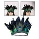 thumbnail image 1 of de estilo nacional con corona de s para espectáculo de danza gitana burlesca Mardi Gras Adultos Verde Hugo Cintas para el pelo, 1 of 7