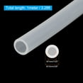 thumbnail image 2 of Tubería de silicona Uxcell 7/25" ID x 3/8" OD 1 rollo 3.28 pies manguera de silicona pura flexible clara, 2 of 6