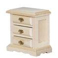 thumbnail image 1 of 1 Pce Mini Table de Chevet Modèle en Bois Décoration de Table de Nuit, 1 of 7